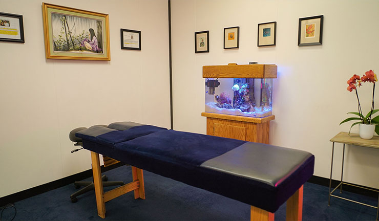 adjustment room of Shapero Chiropractic