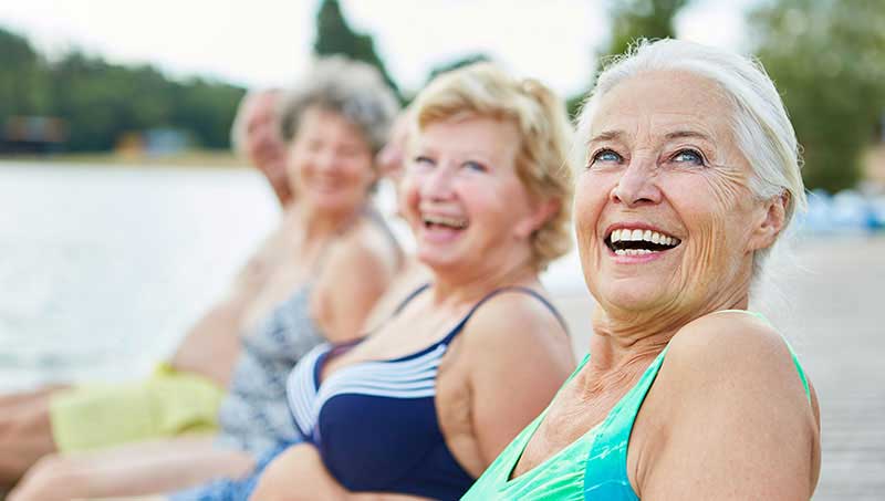 senior women enjoying life after a chiropractic adjustment from a San Francisco Chiropractor at Shapero Chiropractic