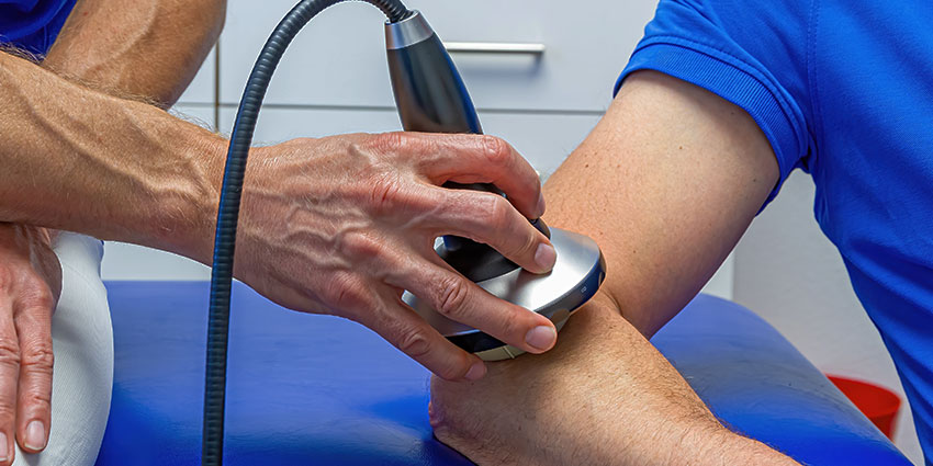 patient receiving shockwave therapy in Financial District, Downtown San Francisco